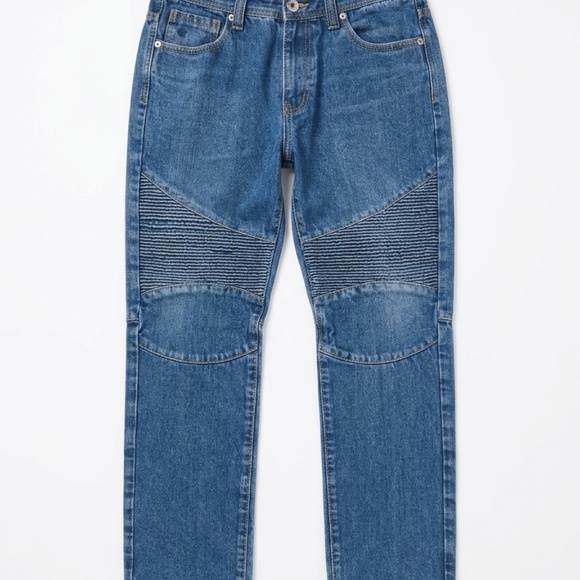 South Pole Other - Rare Southpole Y2K Moto Biker Jeans Mens Clean Streetwear Aesthetic - Size 32x30